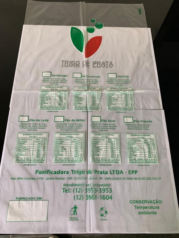 Embalagem Alimentos BARRA DO RIBEIRO - Embalagem de Plástico para Alimentos