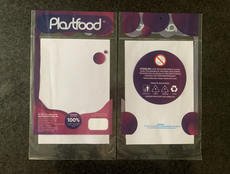 Embalagens Plásticas Descartável Pindamonhangaba - Embalagem Plástica para Alimentos