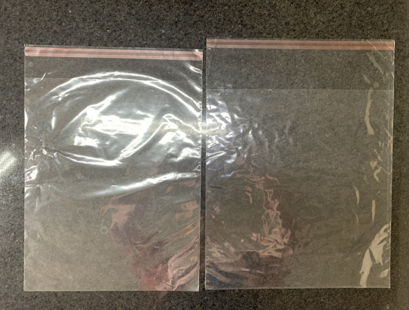 Saco Adesivado Transparente Cruzaltense - Saco de Plástico Transparente